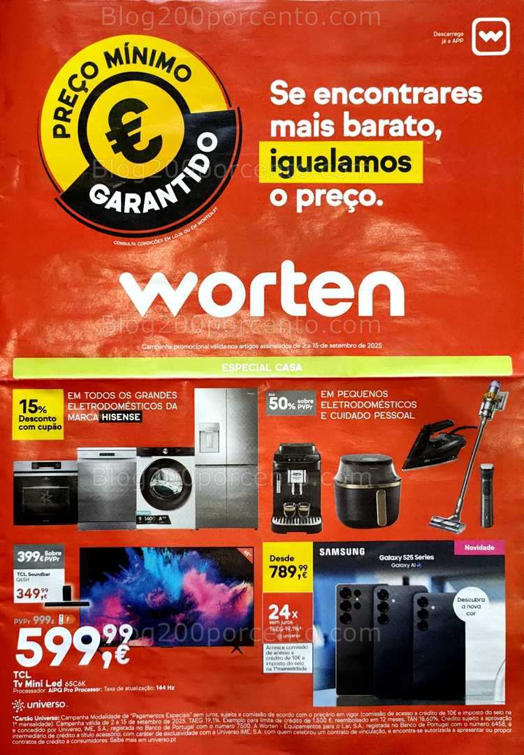 Antevisão Folheto WORTEN Promoções de 2 a 15 setembro