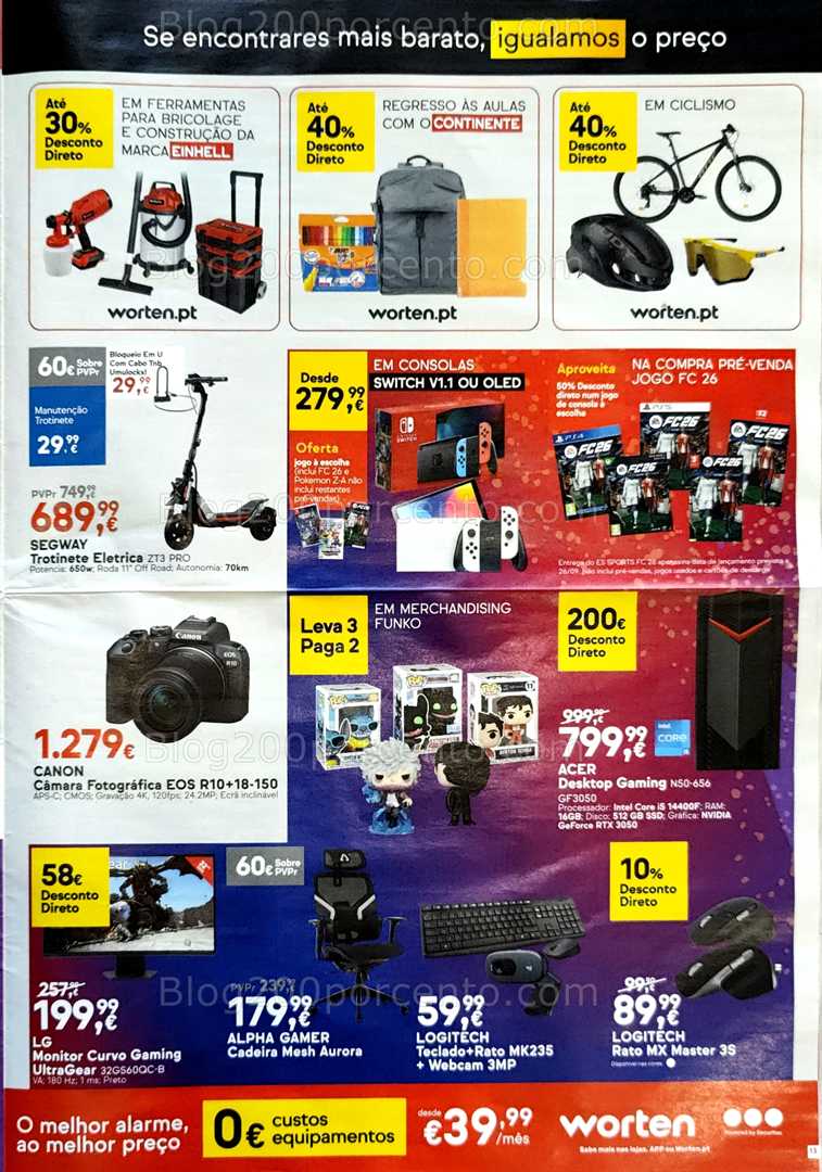 Antevisão Folheto WORTEN Promoções de 2 a 15 setembro