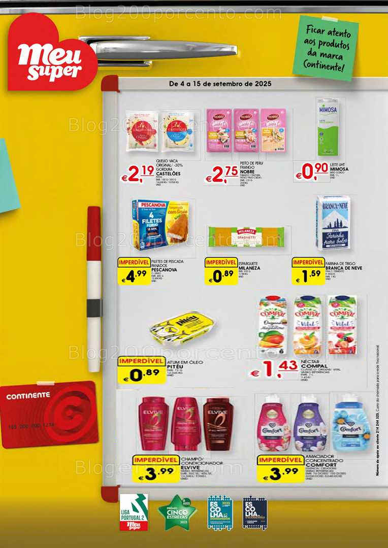Antevisão Folheto MEU SUPER Promoções de 4 a 15 setembro