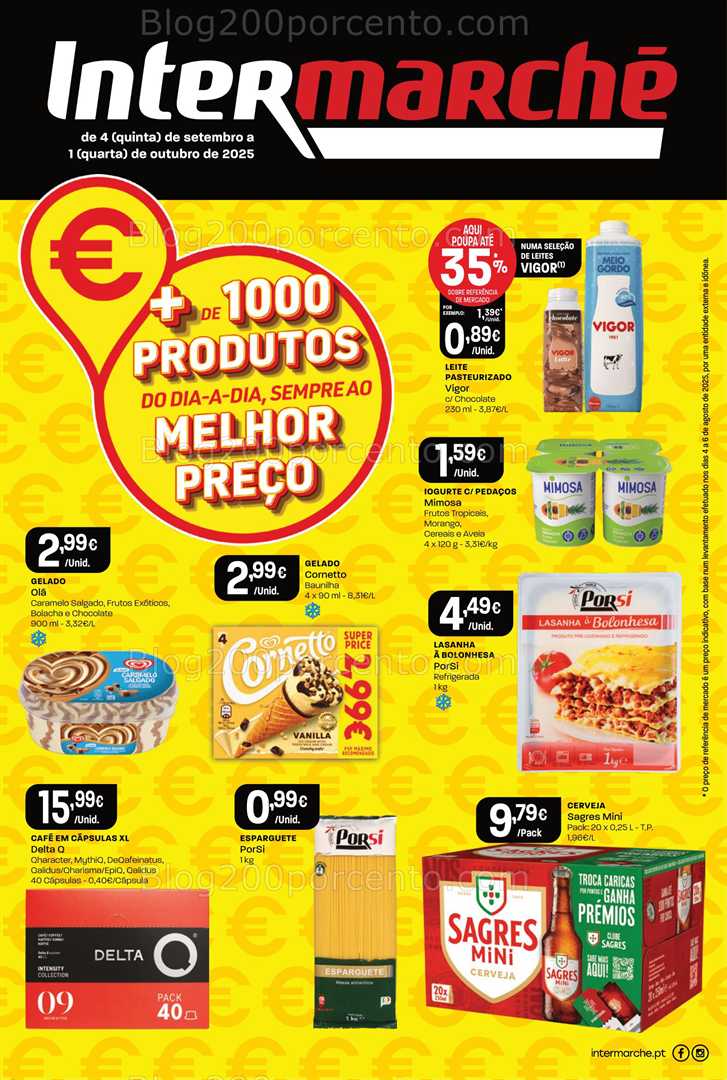 Antevisão Folheto INTERMARCHÉ Especial Poupança - 4 setembro a 1 outubro