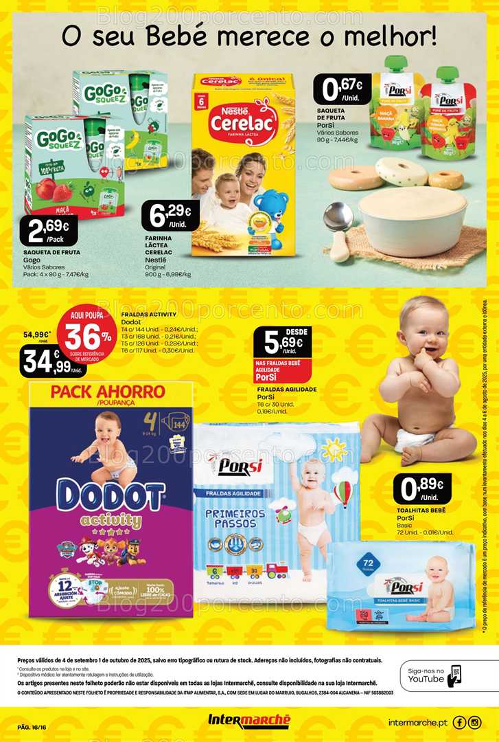 Antevisão Folheto INTERMARCHÉ Especial Poupança - 4 setembro a 1 outubro