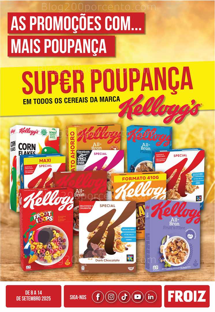 Antevisão Folheto FROIZ Promoções de 8 a 14 setembro