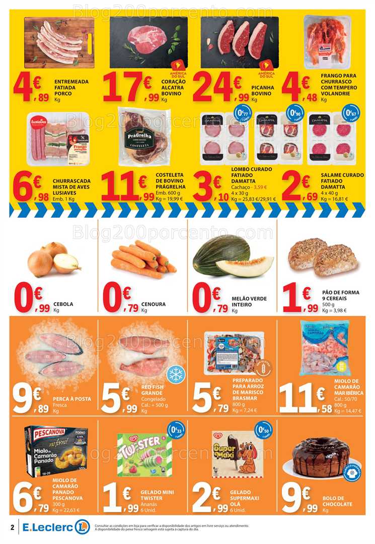 Antevisão Folheto E-LECLERC Promoções Fim de Semana - 29 a 31 agosto