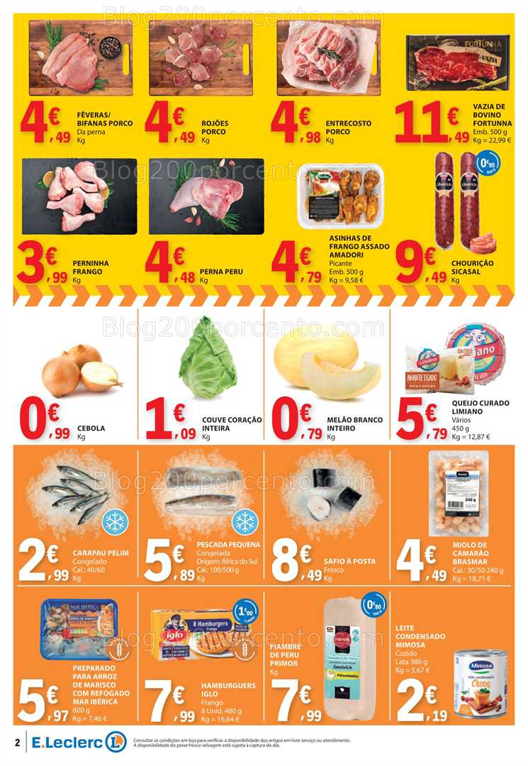 Antevisão Folheto E-LECLERC Promoções Fim de Semana - 5 a 7 setembro