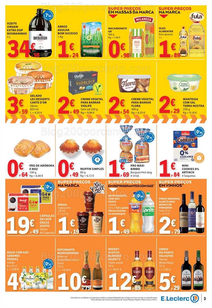 Antevisão Folheto E-LECLERC Promoções Fim de Semana - 5 a 7 setembro
