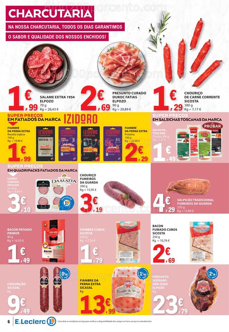 Antevisão Folheto E-LECLERC Promoções de 4 a 10 setembro