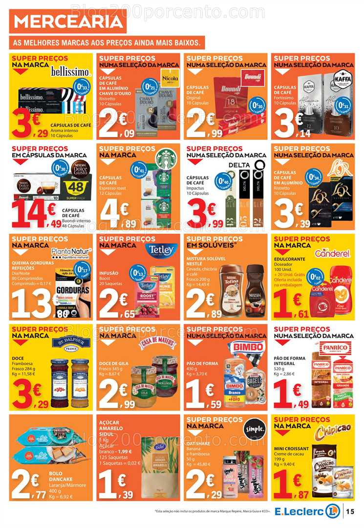 Antevisão Folheto E-LECLERC Promoções de 4 a 10 setembro