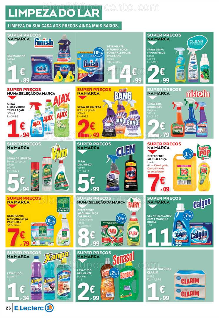 Antevisão Folheto E-LECLERC Promoções de 4 a 10 setembro
