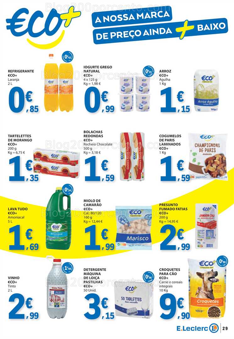 Antevisão Folheto E-LECLERC Promoções de 4 a 10 setembro
