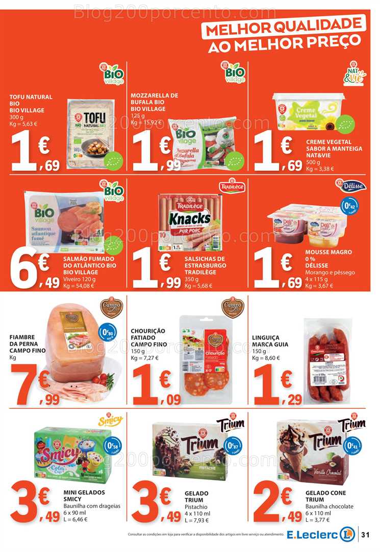 Antevisão Folheto E-LECLERC Promoções de 4 a 10 setembro
