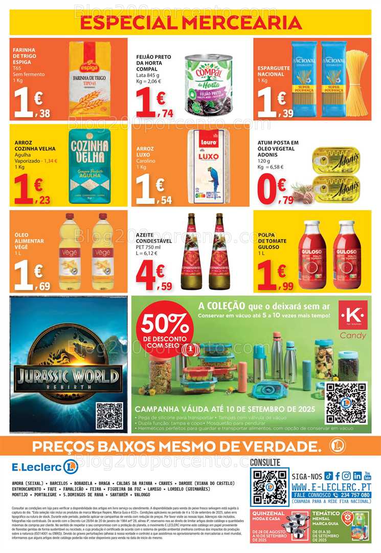 Antevisão Folheto E-LECLERC Promoções de 4 a 10 setembro