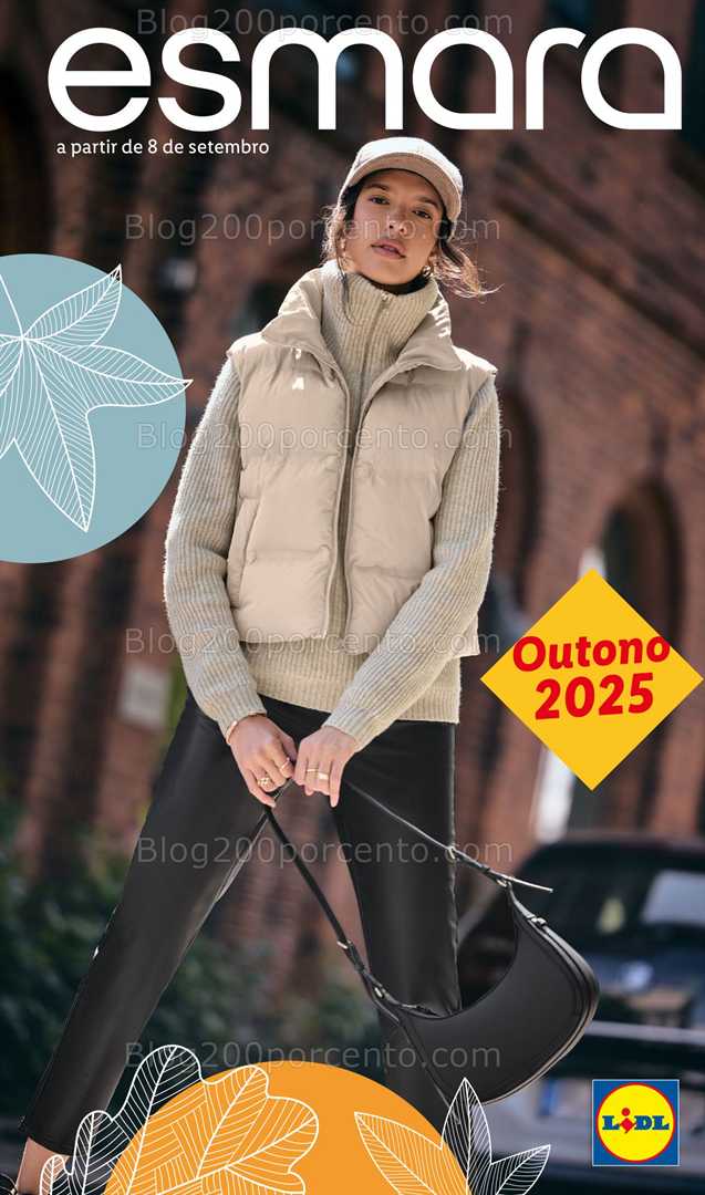 Antevisão Folheto LIDL Moda Outono Promoções a partir de 8 setembro
