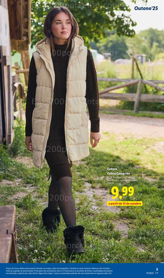 Antevisão Folheto LIDL Moda Outono Promoções a partir de 8 setembro