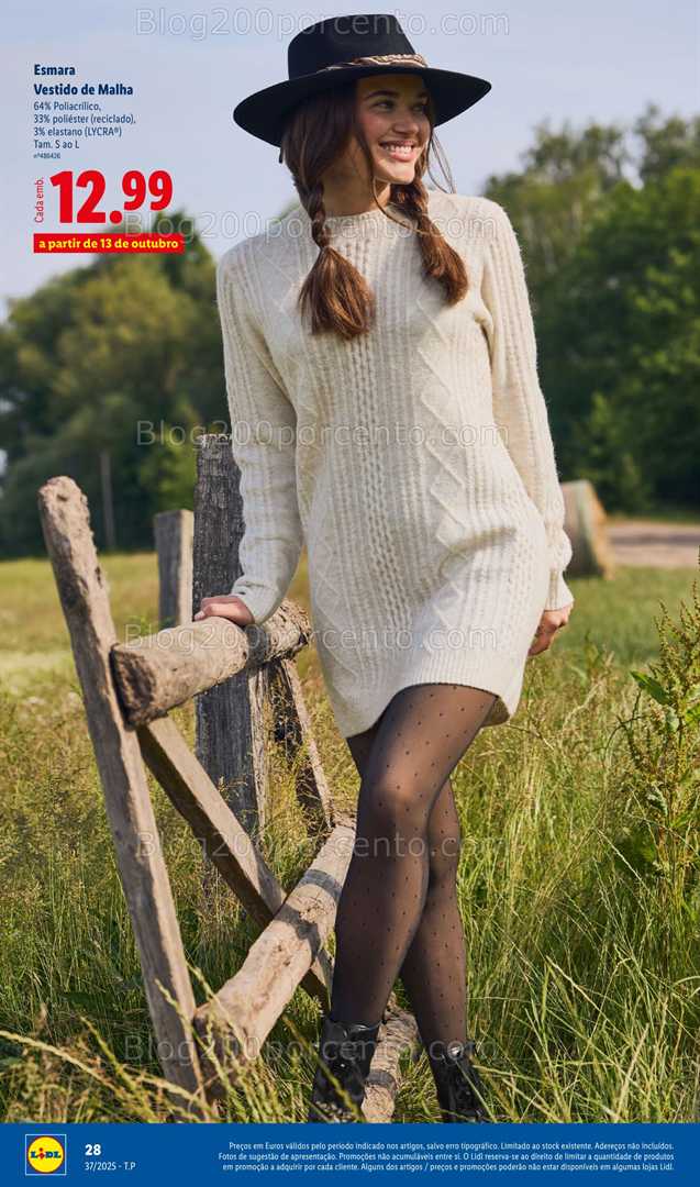 Antevisão Folheto LIDL Moda Outono Promoções a partir de 8 setembro