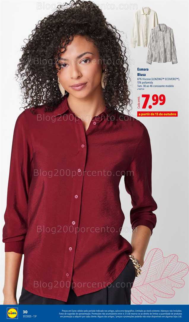 Antevisão Folheto LIDL Moda Outono Promoções a partir de 8 setembro