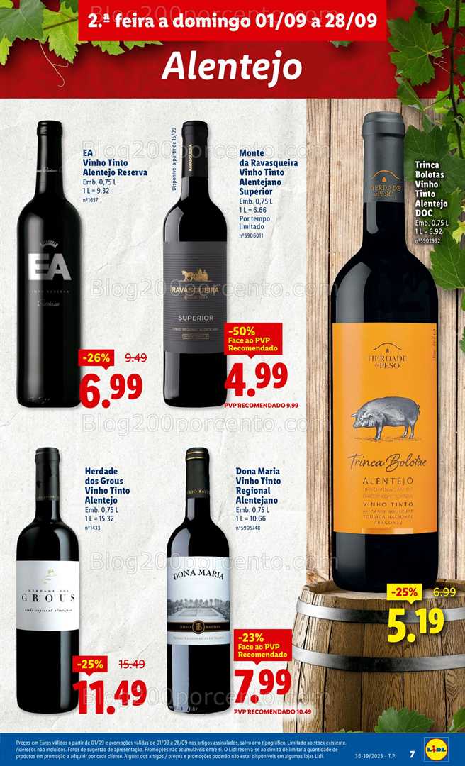 Antevisão Folheto LIDL Especial Sabores Nacionais Promoções de 1 a 28 setembro