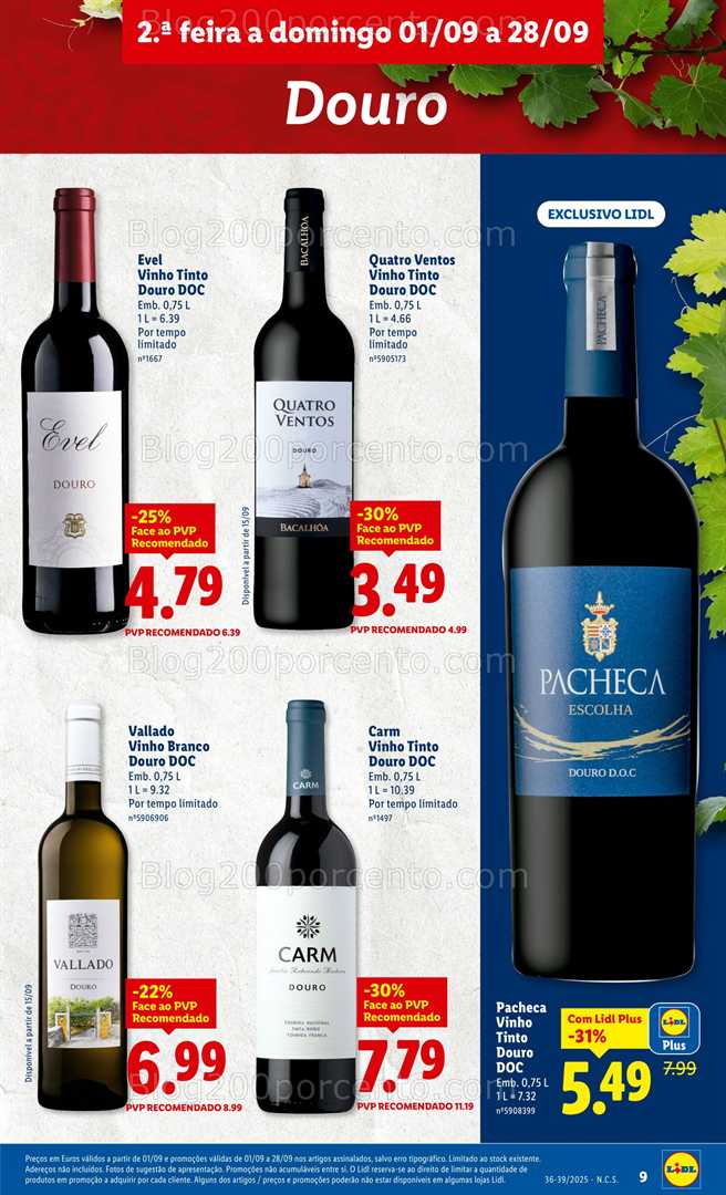 Antevisão Folheto LIDL Especial Sabores Nacionais Promoções de 1 a 28 setembro