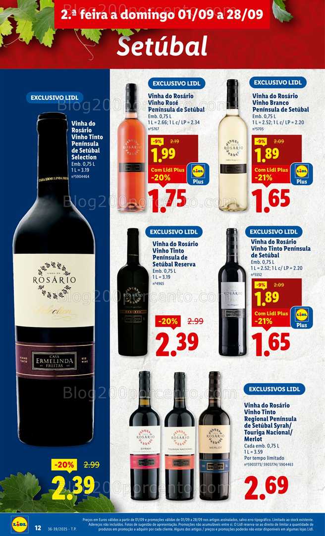 Antevisão Folheto LIDL Especial Sabores Nacionais Promoções de 1 a 28 setembro
