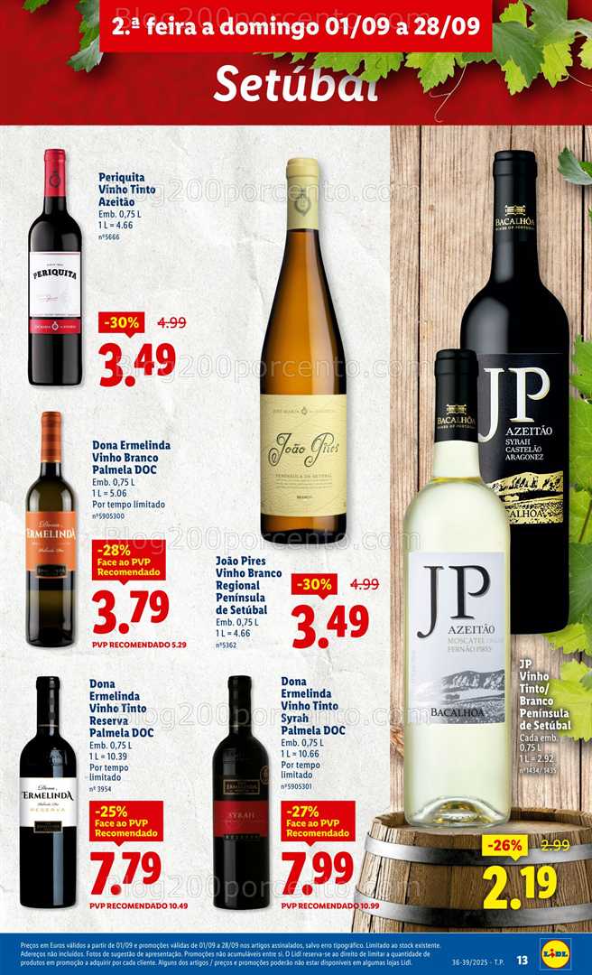 Antevisão Folheto LIDL Especial Sabores Nacionais Promoções de 1 a 28 setembro