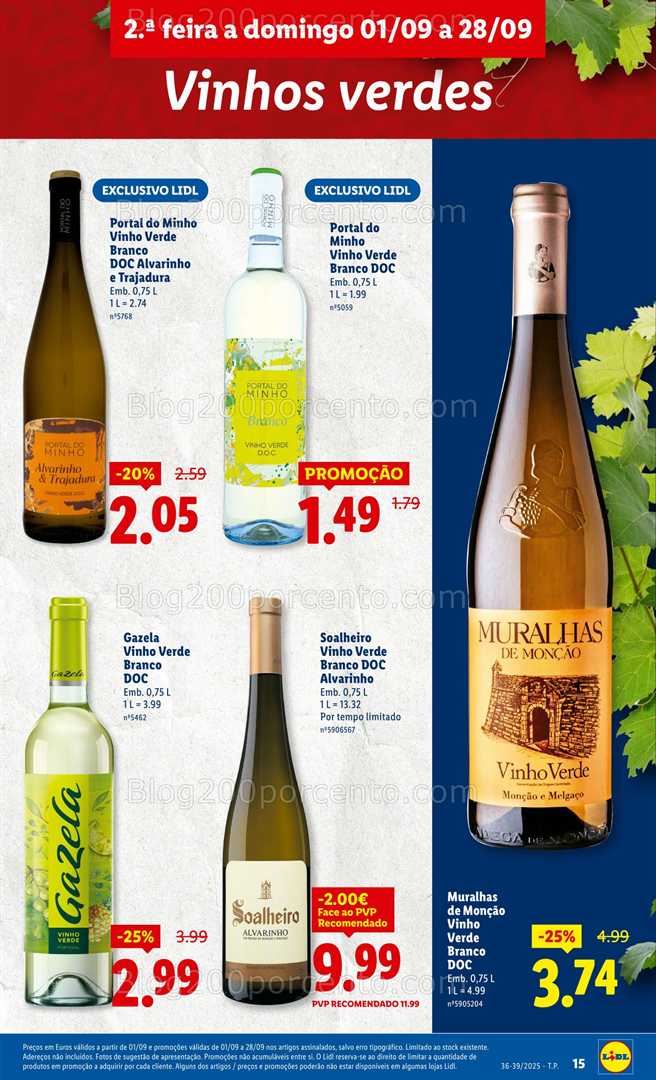 Antevisão Folheto LIDL Especial Sabores Nacionais Promoções de 1 a 28 setembro
