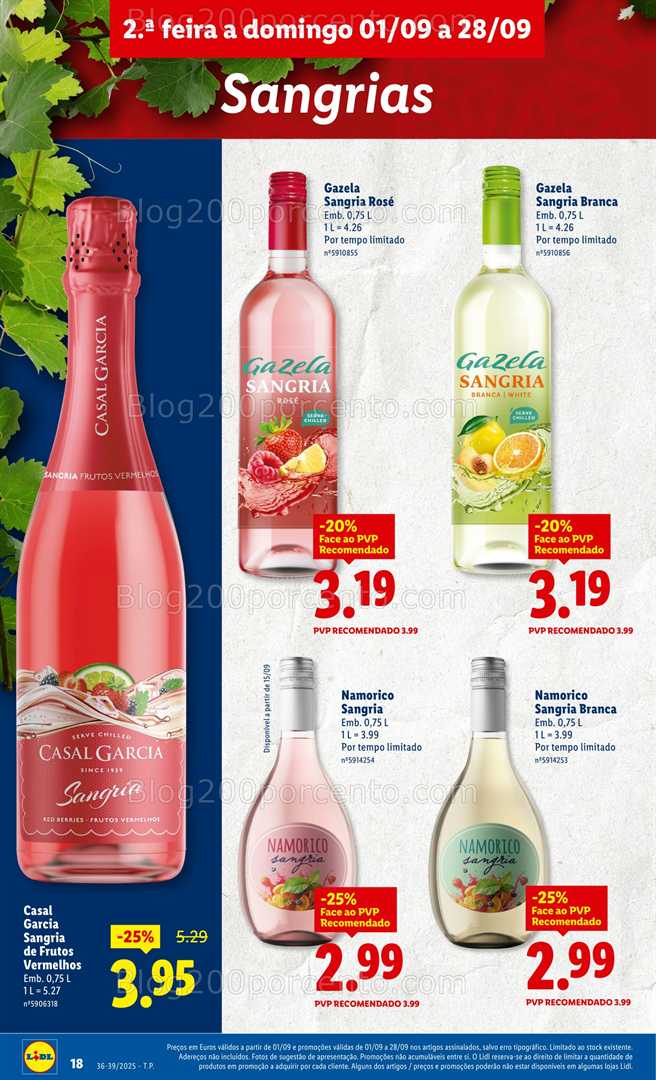 Antevisão Folheto LIDL Especial Sabores Nacionais Promoções de 1 a 28 setembro