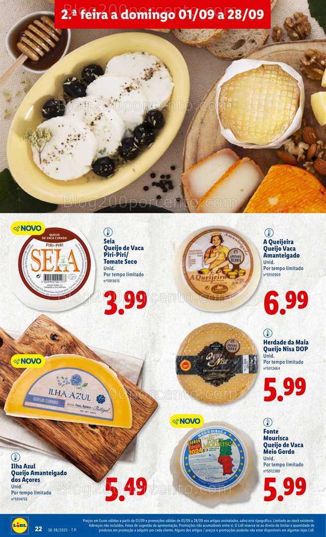 Antevisão Folheto LIDL Especial Sabores Nacionais Promoções de 1 a 28 setembro