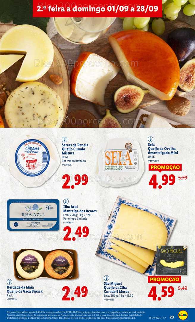 Antevisão Folheto LIDL Especial Sabores Nacionais Promoções de 1 a 28 setembro