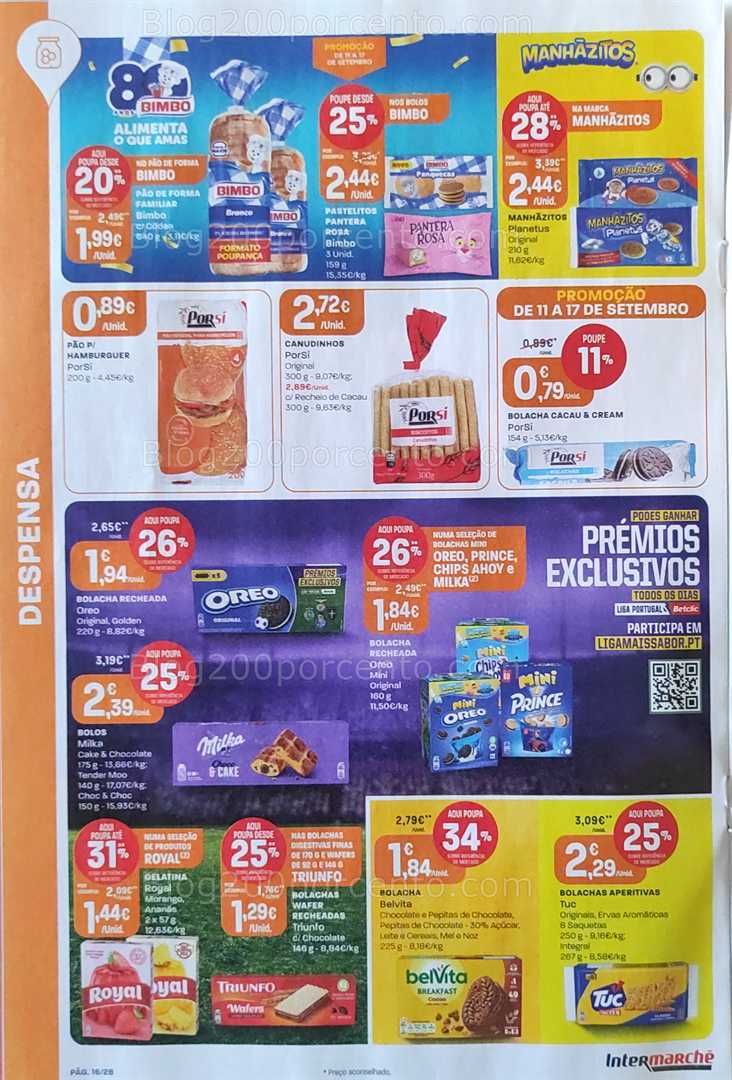 Antevisão Folheto INTERMARCHÉ Promoções de 11 a 17 setembro