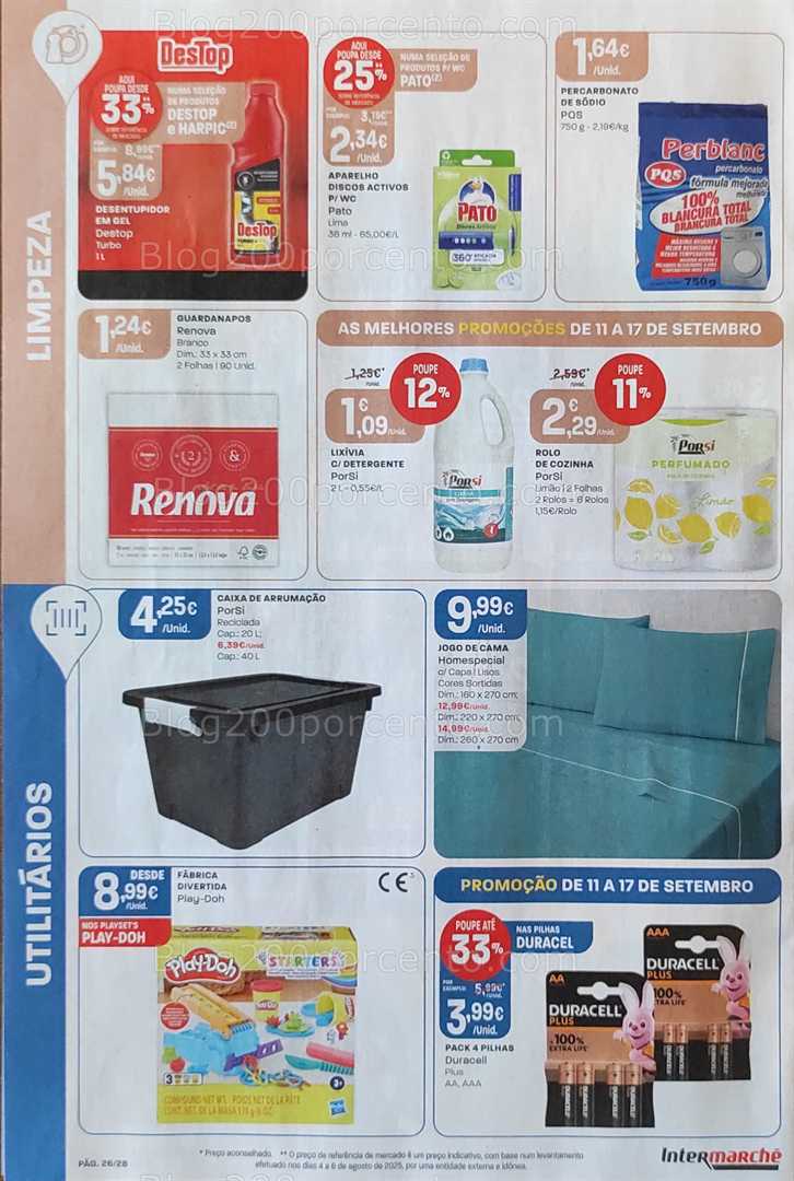 Antevisão Folheto INTERMARCHÉ Promoções de 11 a 17 setembro