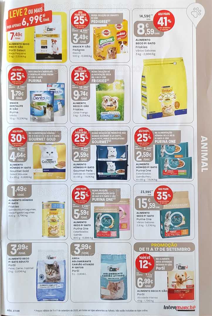 Antevisão Folheto INTERMARCHÉ Promoções de 11 a 17 setembro