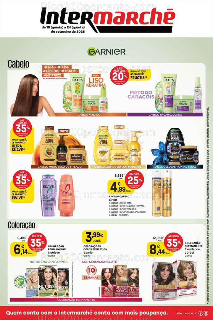 Antevisão Folheto INTERMARCHÉ Beleza Promoções de 18 a 24 setembro
