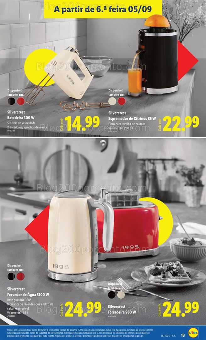 Antevisão Folheto LIDL Bazar Promoções de 1 a 11 setembro