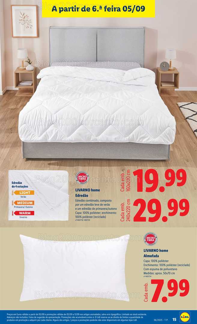 Antevisão Folheto LIDL Bazar Promoções de 1 a 11 setembro