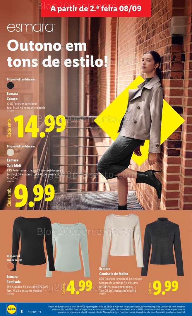 Antevisão Folheto LIDL Bazar Promoções de 8 a 18 setembro - Edição Digital