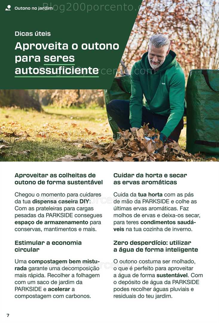 Antevisão Folheto LIDL Parkside Outono Promoções até 2 dezembro