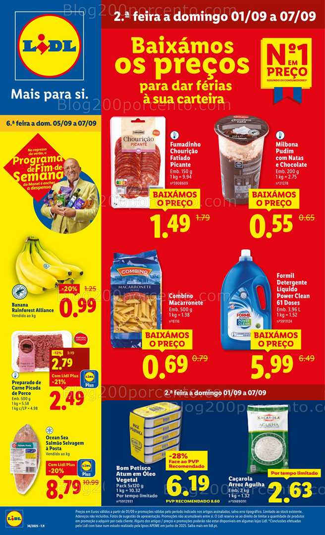 Antevisão Folheto LIDL Promoções de 1 a 7 setembro