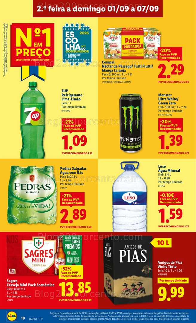 Antevisão Folheto LIDL Promoções de 1 a 7 setembro