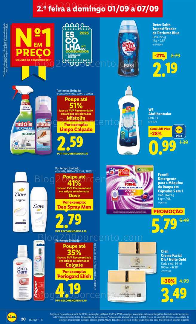 Antevisão Folheto LIDL Promoções de 1 a 7 setembro