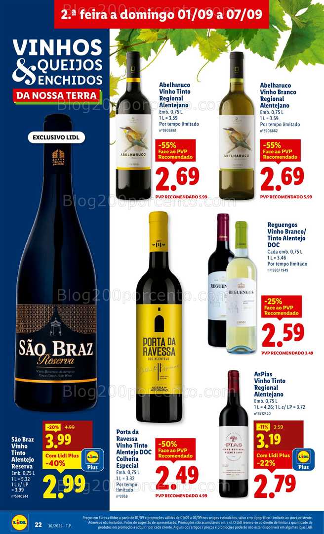 Antevisão Folheto LIDL Promoções de 1 a 7 setembro