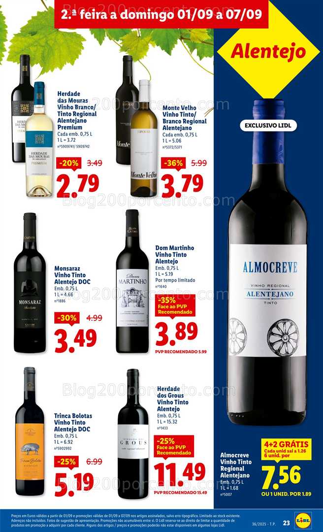 Antevisão Folheto LIDL Promoções de 1 a 7 setembro