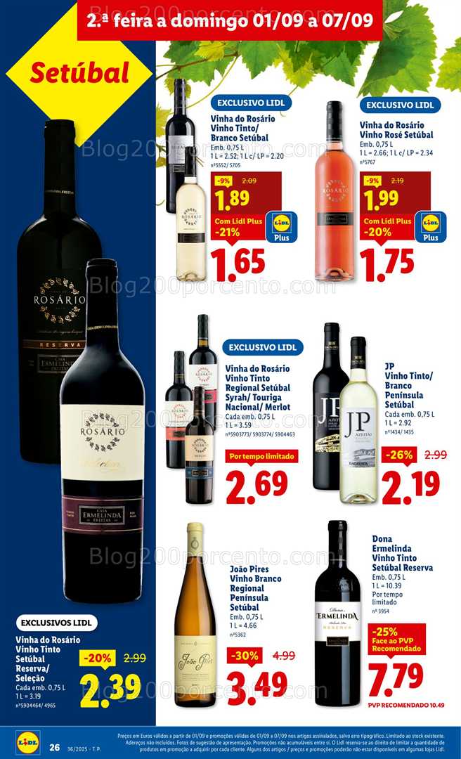 Antevisão Folheto LIDL Promoções de 1 a 7 setembro