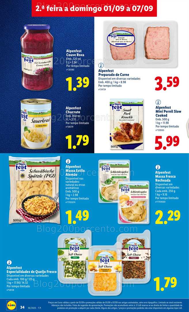 Antevisão Folheto LIDL Promoções de 1 a 7 setembro