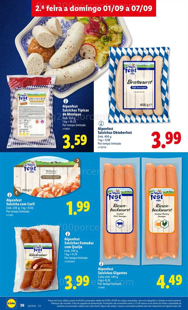 Antevisão Folheto LIDL Promoções de 1 a 7 setembro
