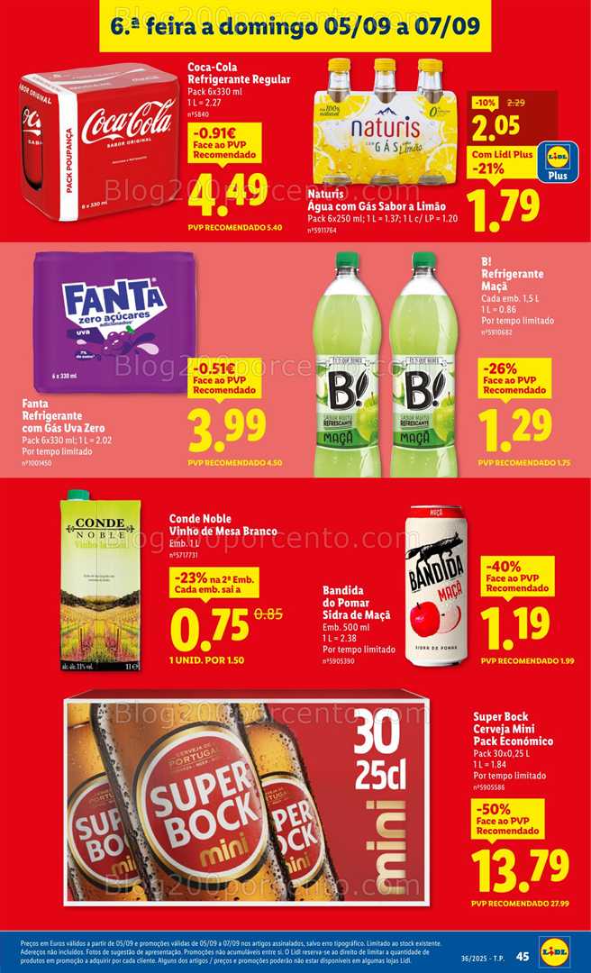 Antevisão Folheto LIDL Promoções de 1 a 7 setembro