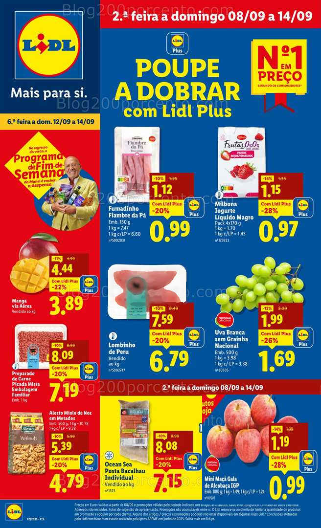 Antevisão Folheto LIDL Promoções a partir de 8 a 14 setembro - Edição Digital