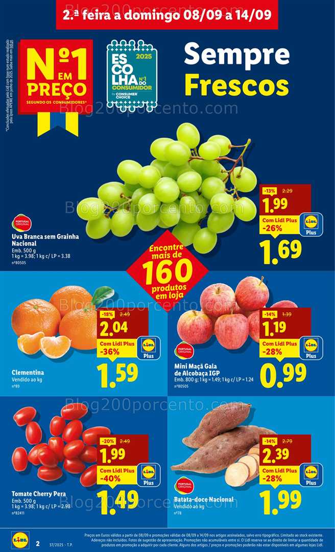 Antevisão Folheto LIDL Promoções a partir de 8 a 14 setembro - Edição Digital