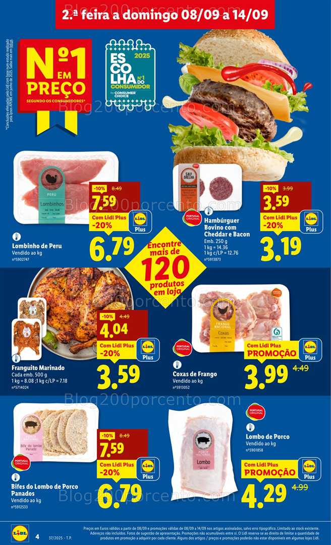 Antevisão Folheto LIDL Promoções a partir de 8 a 14 setembro - Edição Digital