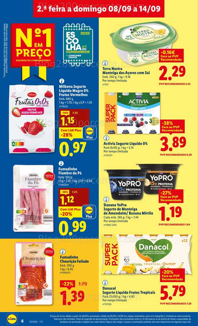 Antevisão Folheto LIDL Promoções a partir de 8 a 14 setembro - Edição Digital