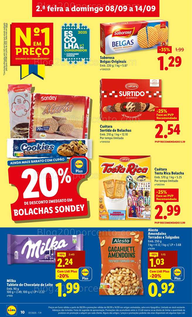 Antevisão Folheto LIDL Promoções a partir de 8 a 14 setembro - Edição Digital
