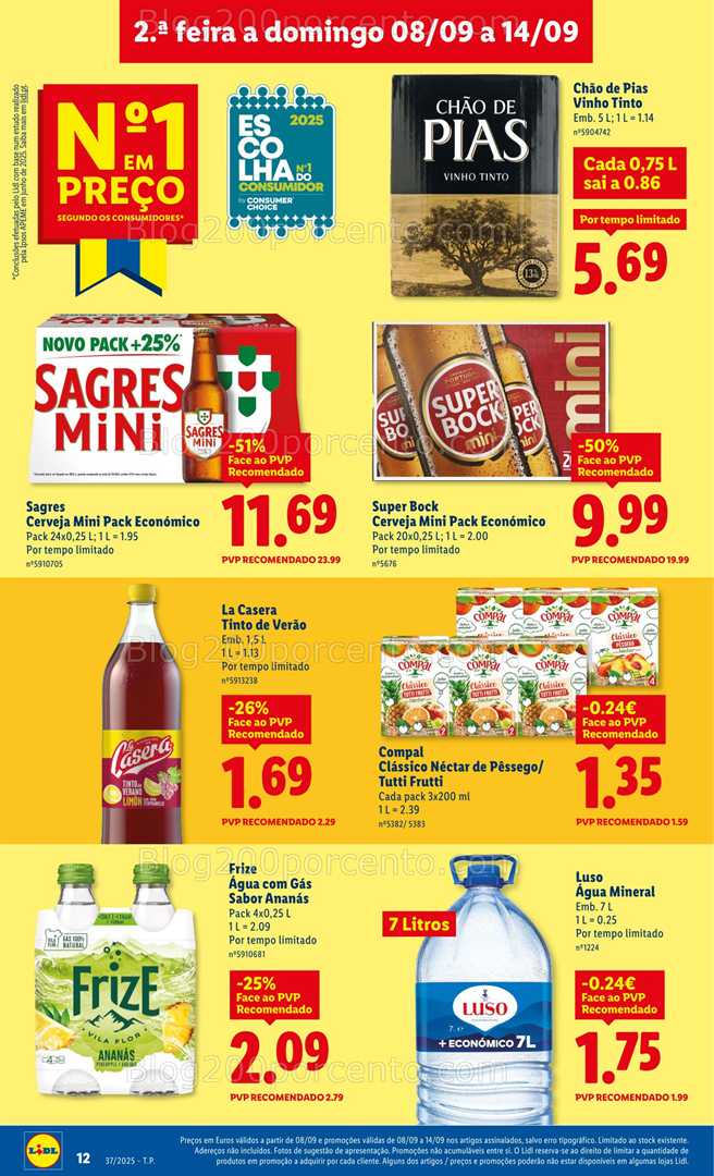 Antevisão Folheto LIDL Promoções a partir de 8 a 14 setembro - Edição Digital